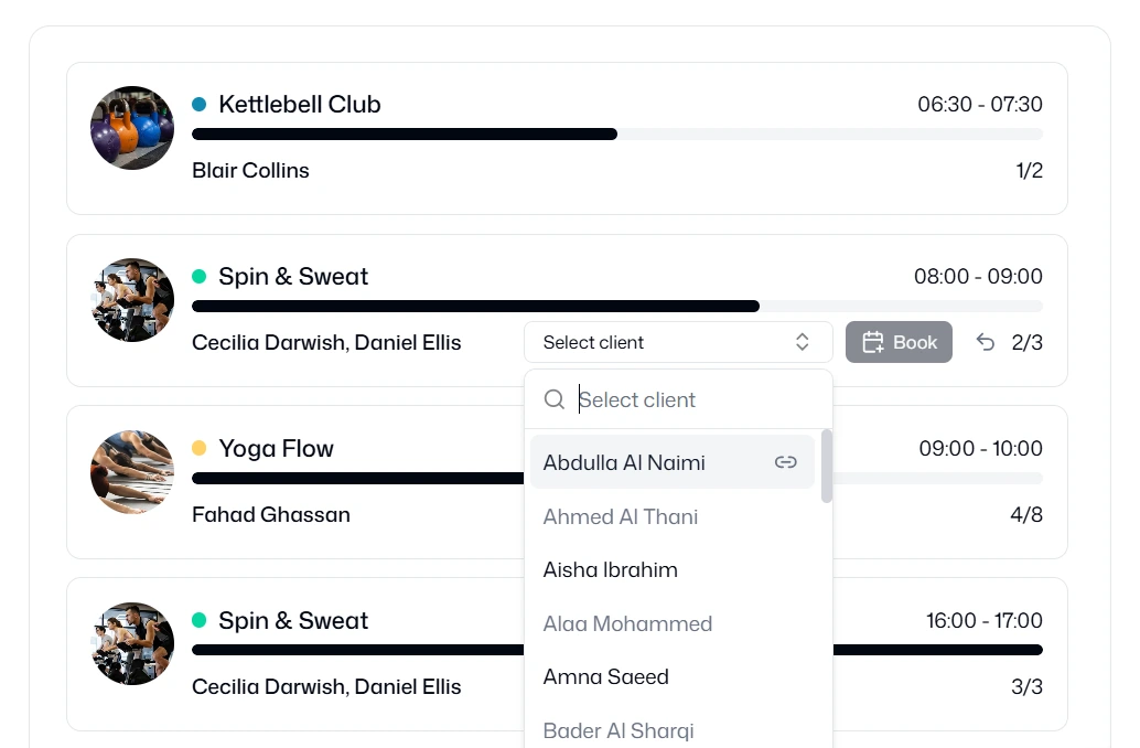 Momentum One semi-private groups product preview